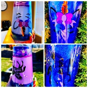 Unicorn Snowglobe Color Changing Tumbler